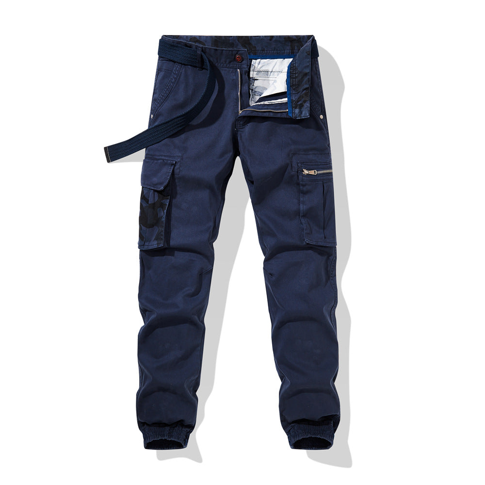 Herren bequeme Cargo-Hose mit elastischem Bund und zahlreichen praktischen Taschen Echoarchiv