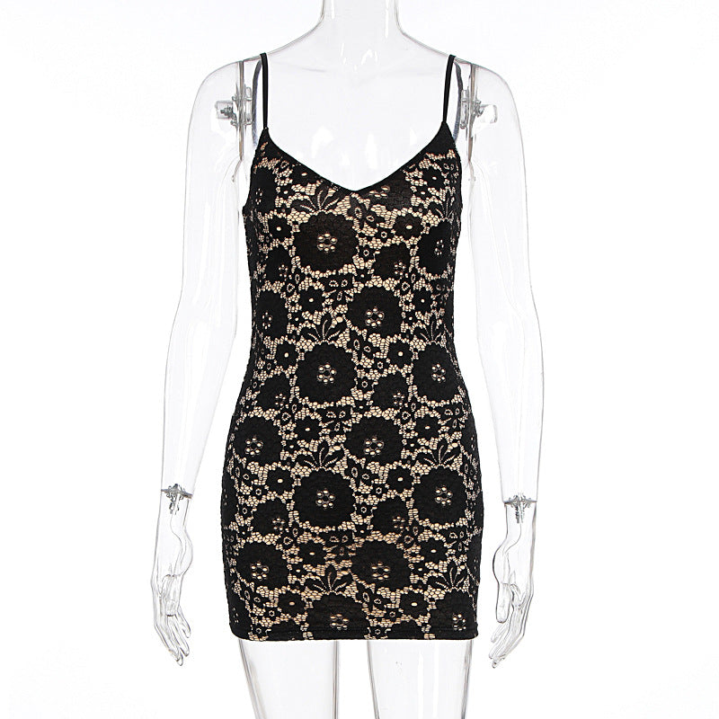 Damen Spitzenkleid mit floralem Muster Echo Archiv