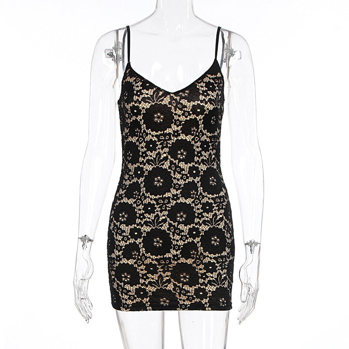 Damen Spitzenkleid mit floralem Muster Echo Archiv
