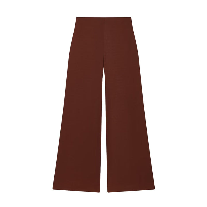Damen Zweiteiliges Loungewear-Set mit gedrehtem Saumdetail und weiter Highwaist-Hose Echo Archiv