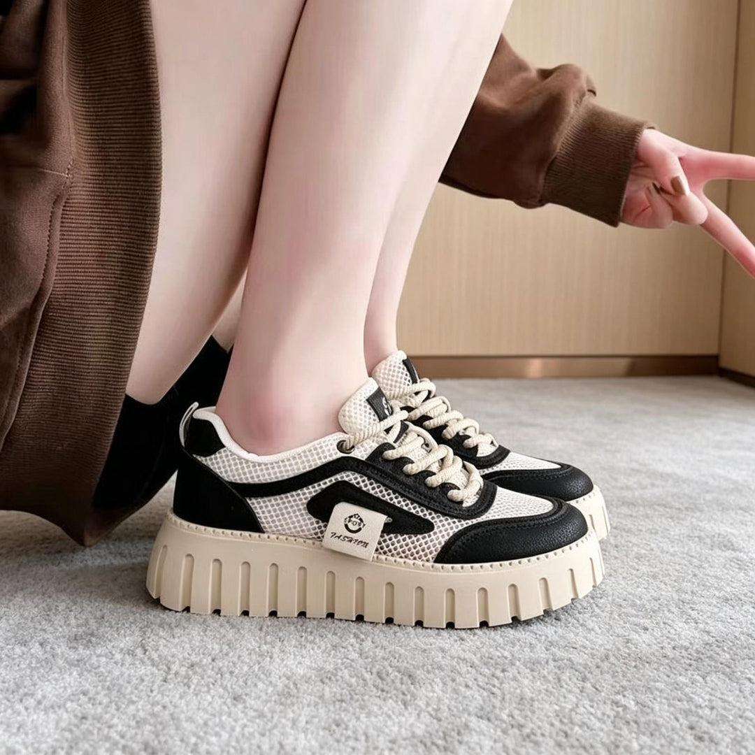 Damen Atmungsaktive Sneaker mit stabiler Sohle Echoarchiv