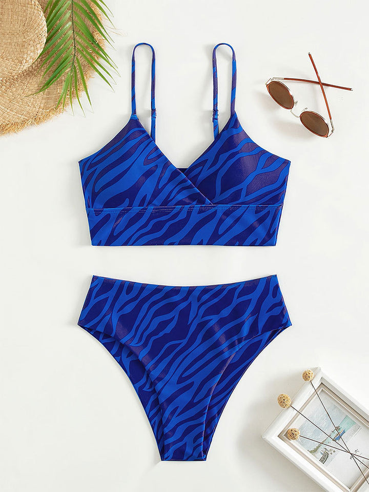 Damen Triangel-Bikini mit schickem Wickeloberteil Echo Archiv