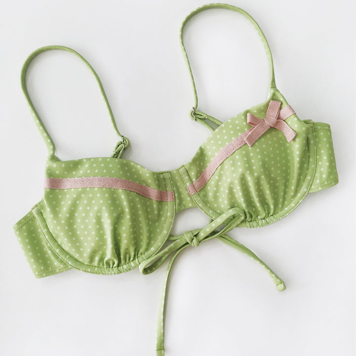 Damen gepunkteter Bikini mit verspieltem Design Echo Archiv