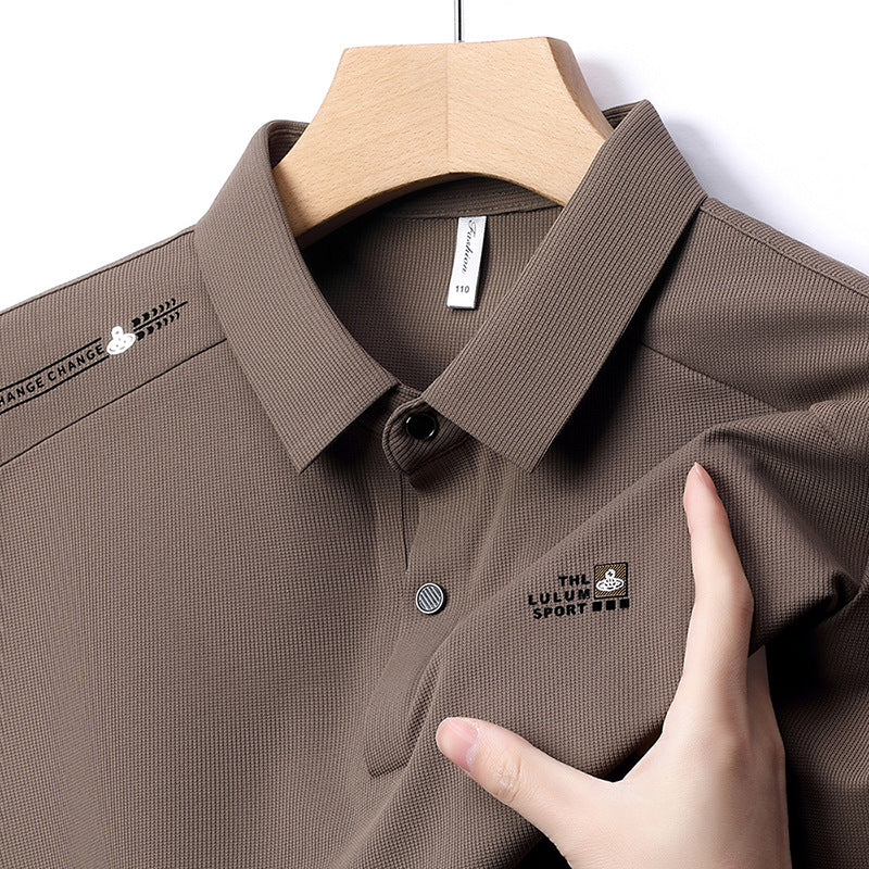 Herren Poloshirt mit innovativer Struktur und atmungsaktiven Eigenschaften Echoarchiv