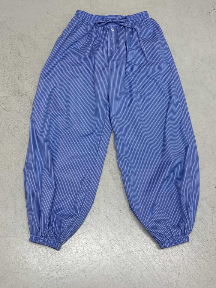 Damen Weite Lounge-Hose mit Smokbund, Tunnelzug, Knopfleiste und elastischen Fußbündchen Echo Archiv