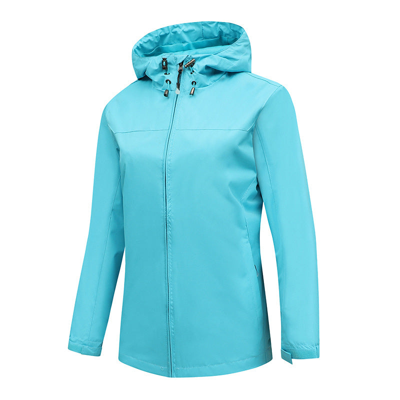 Herren ultraleichte packbare Regenjacke mit verstellbarer Kapuze und elastischen Manschetten Echo Archiv