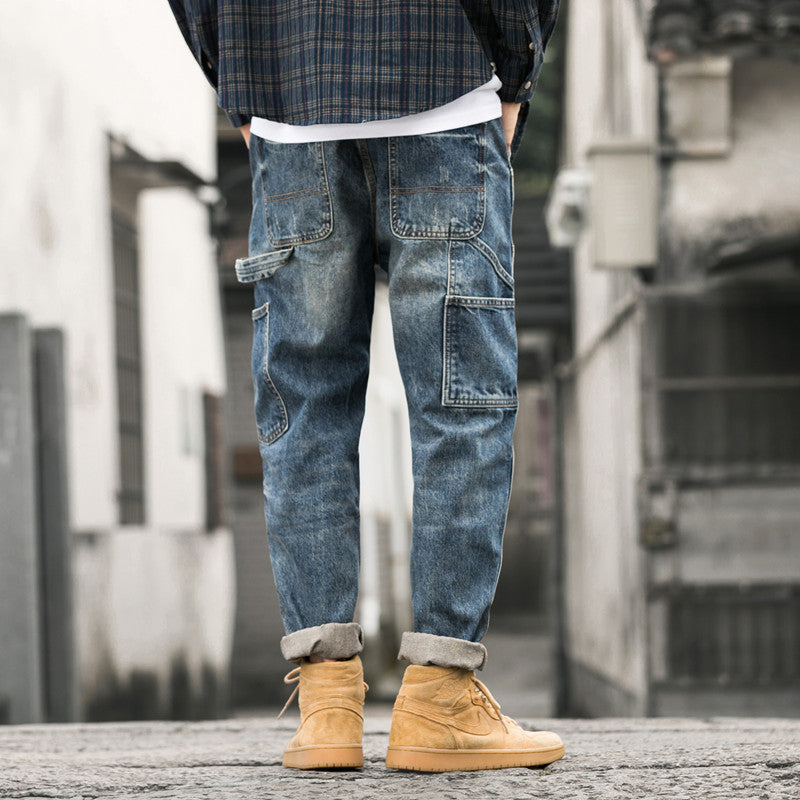Herren Lässige Baggy Jeans Echoarchiv