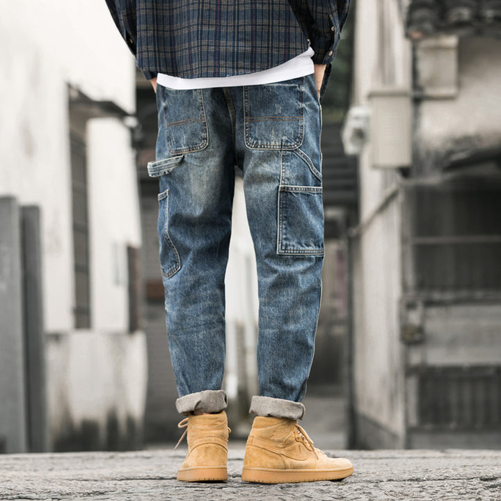 Herren Lässige Baggy Jeans Echoarchiv