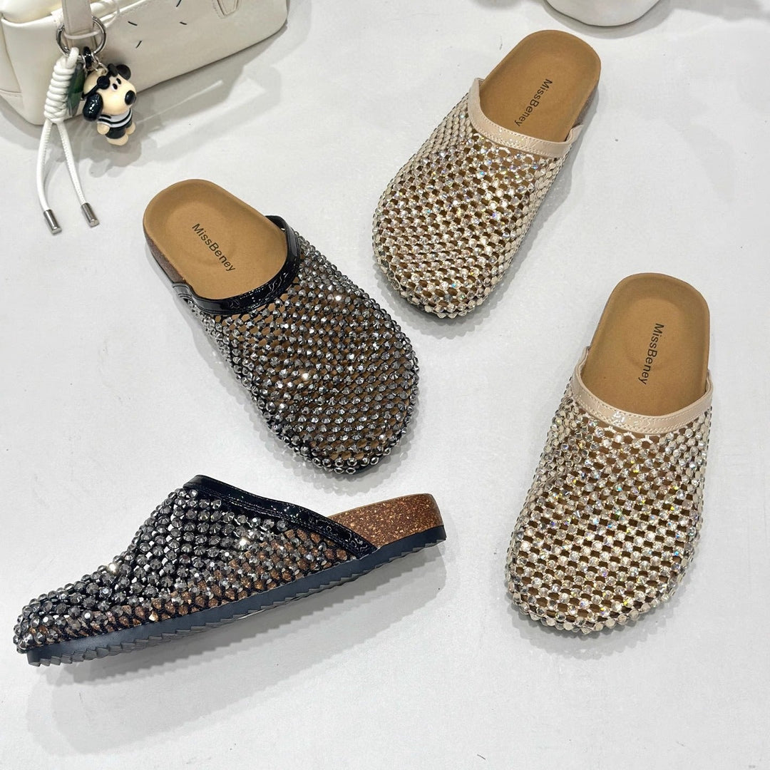 Damen Modische Clogs mit Funktionsoberfläche und komfortablem Fußbett Echoarchiv