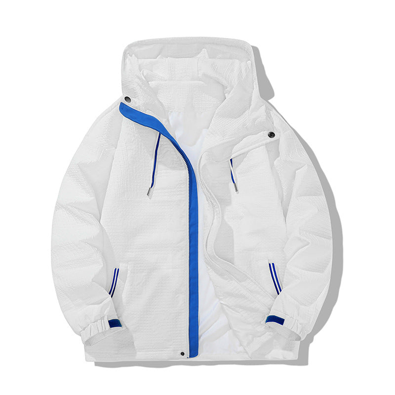 Herren leichte Windjacke mit praktischen Reißverschlusstaschen Echoarchiv