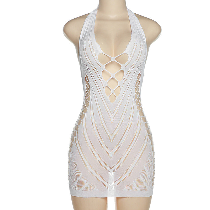Damen Netzkleid mit verführerischen Ausschnitten Echo Archiv