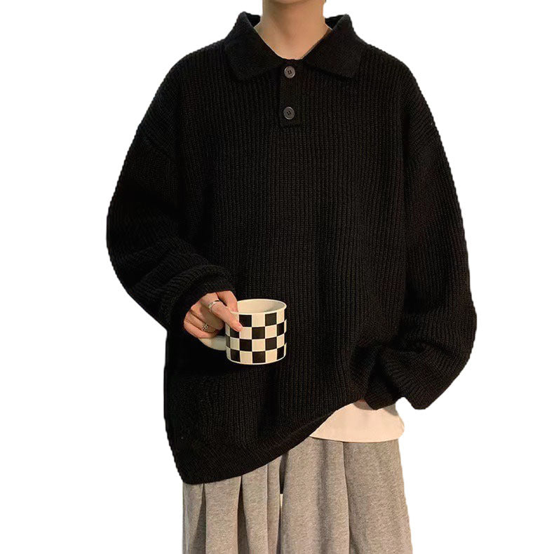 Damen Bequemer Grobstrickpullover mit Kragen Echo Archiv