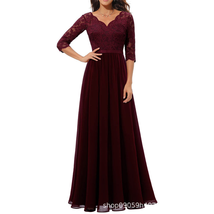 Damen elegantes Spitzenkleid Echo Archiv