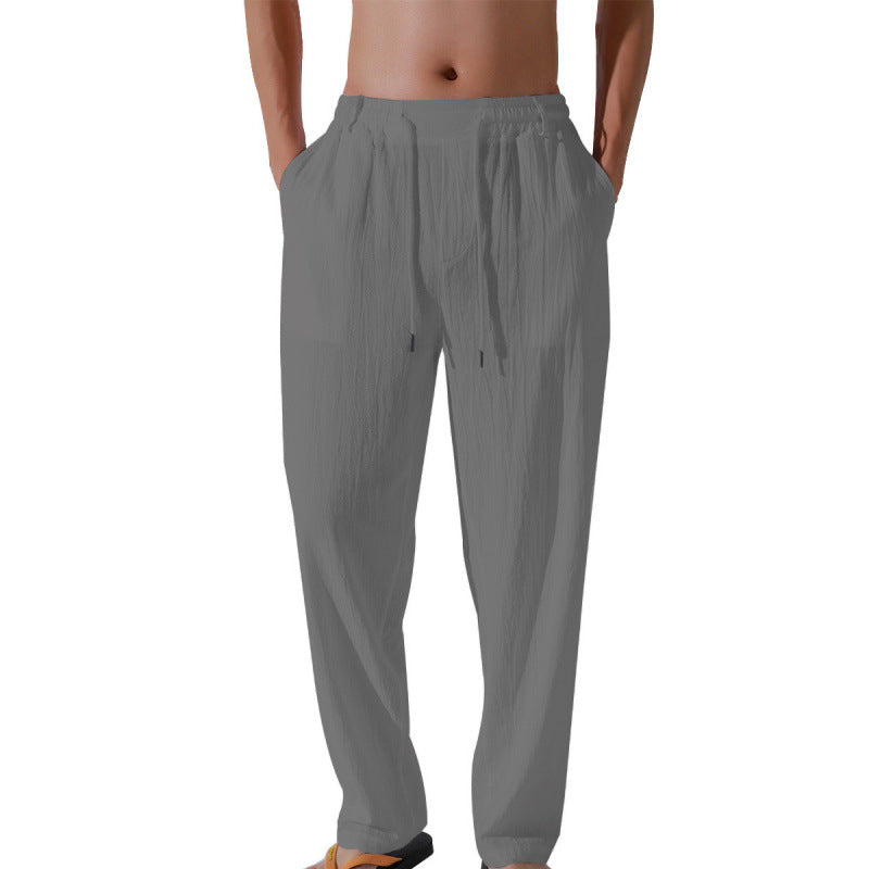 Herren Bequeme Strandhose mit elastischem Bund und lockerer Passform Echoarchiv