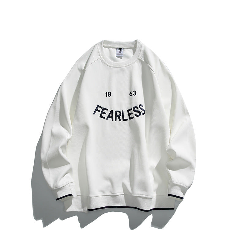 Unisex Oversize-Sweatshirt mit Raglanärmeln und markantem FEARLESS-Frontprint Echo Archiv