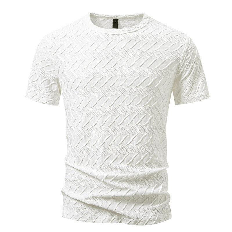 Herren modisches T-Shirt mit strukturiertem Design Echoarchiv