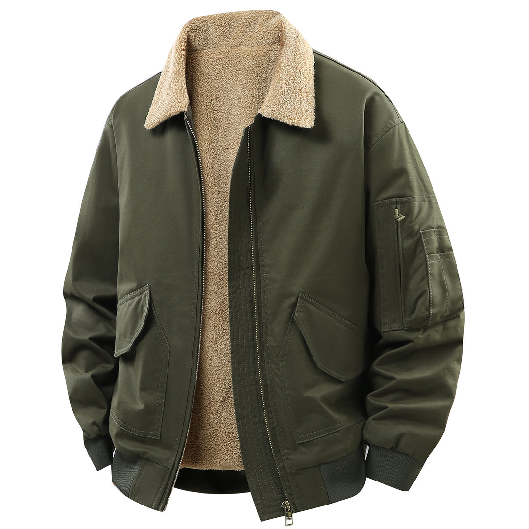 Herren Utility-Jacke mit kuscheligem Innenfutter und vielseitigen Taschen Echoarchiv