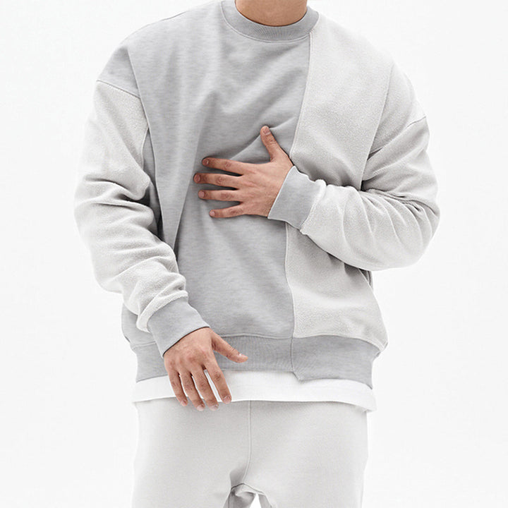 Herren Bequemer Sweatshirt mit modernem Schnitt und hohem Kragen Echoarchiv
