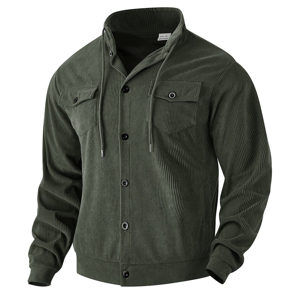 Herren Übergangsjacke mit praktischen Taschen und anpassbarem Kragen Echoarchiv