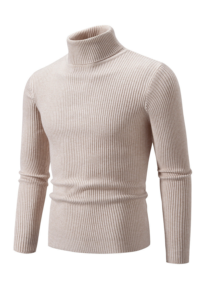 Herren Rollkragenpullover aus hochwertiger Rippenstrickqualität Echoarchiv