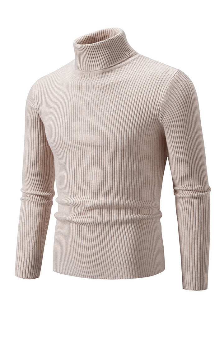 Herren Rollkragenpullover aus hochwertiger Rippenstrickqualität Echoarchiv