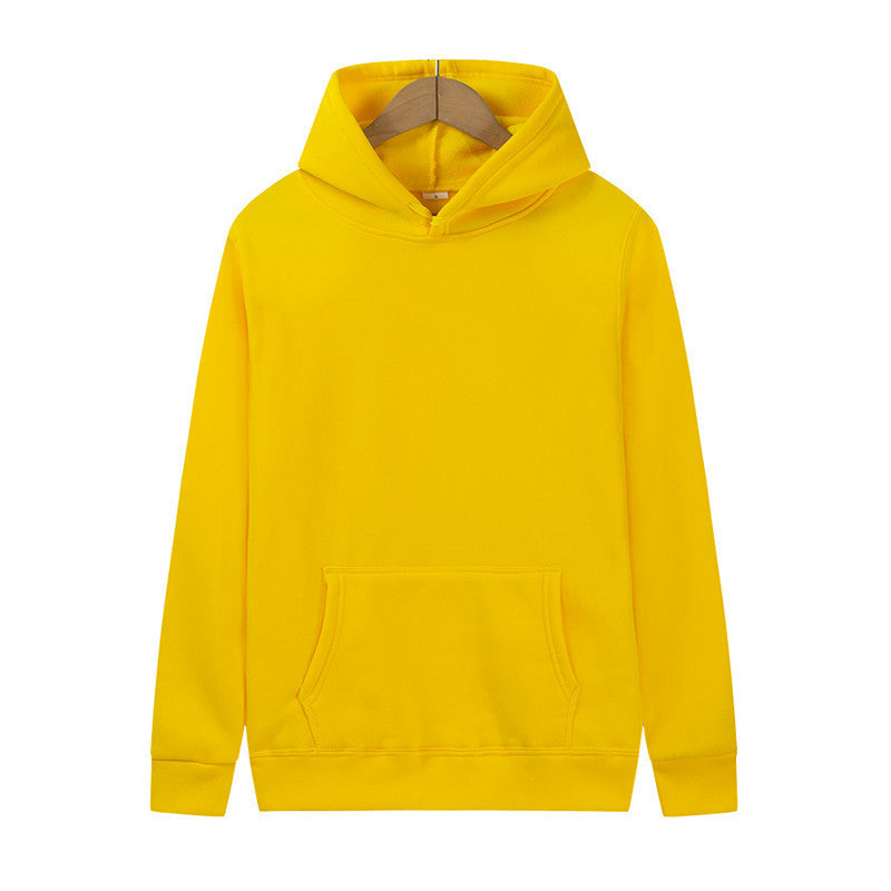 Unisex minimalistischer Kapuzenpullover ohne Reißverschluss mit innen angerautem French-Terry und integrierter Kängurutasche Echo Archiv