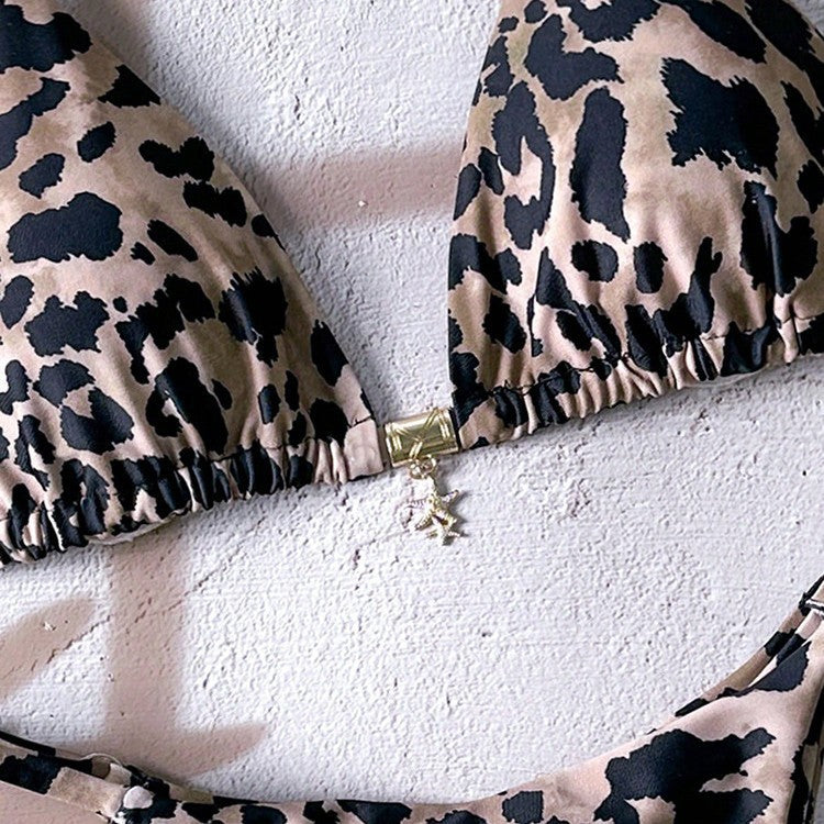 Damen Triangel-Bikini mit aufregendem Animal-Print Echo Archiv