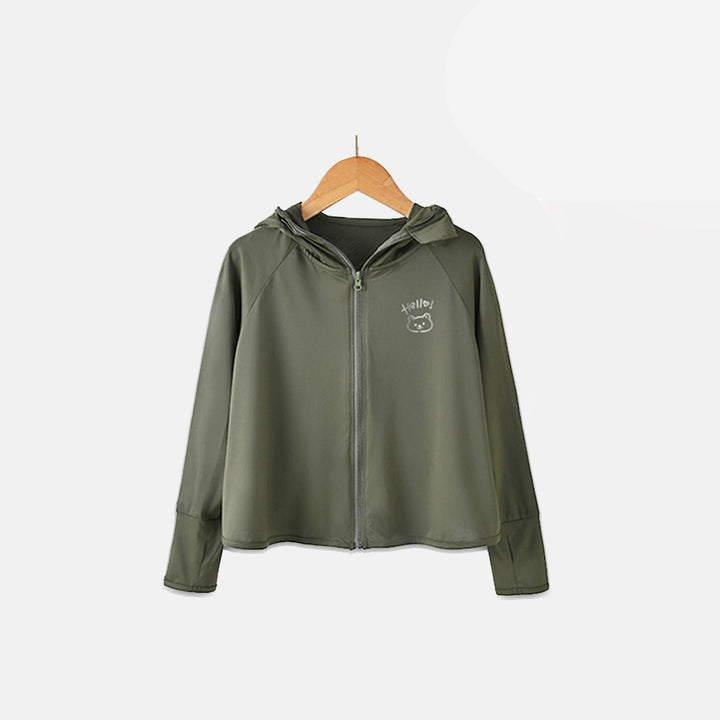 Damen Leichte UV-Schutzjacke mit Kapuze Echo Archiv