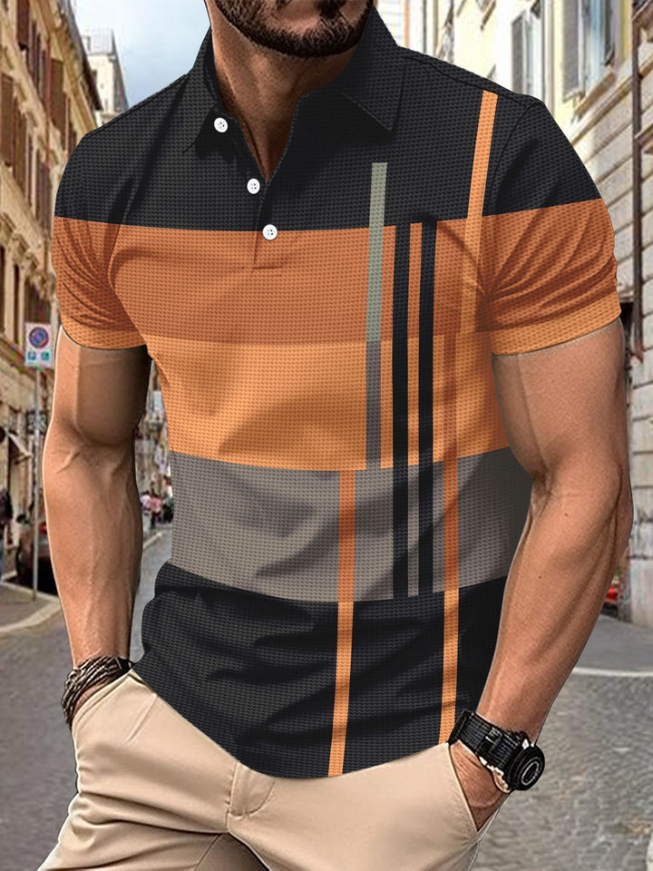 Herren Sportliches Piqué-Poloshirt Echoarchiv