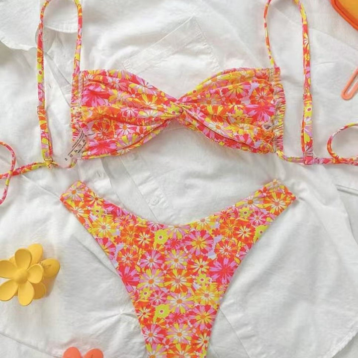 Damen Triangel-Bikini mit floralem Design Echo Archiv