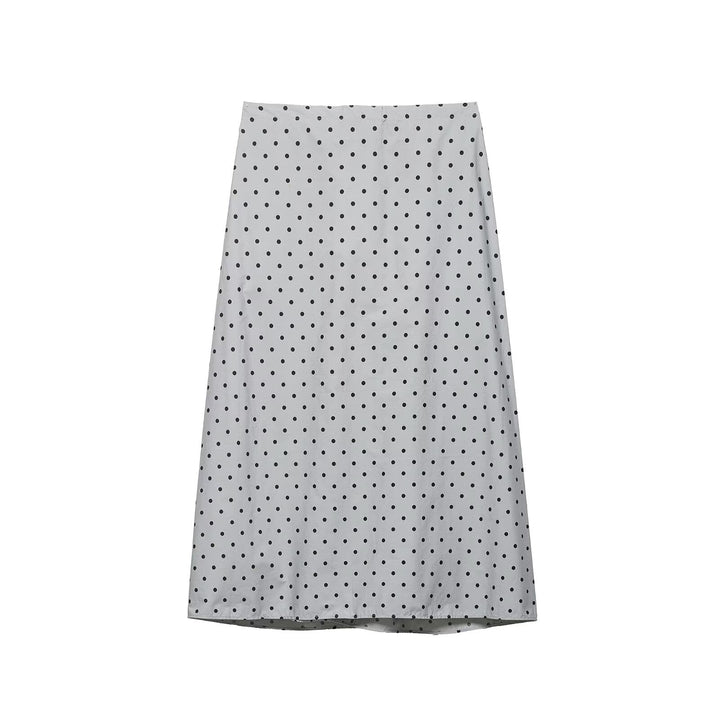 Damen Midi-Rock mit verspieltem Punkte-Design und elastischem Taillenzug Echo Archiv