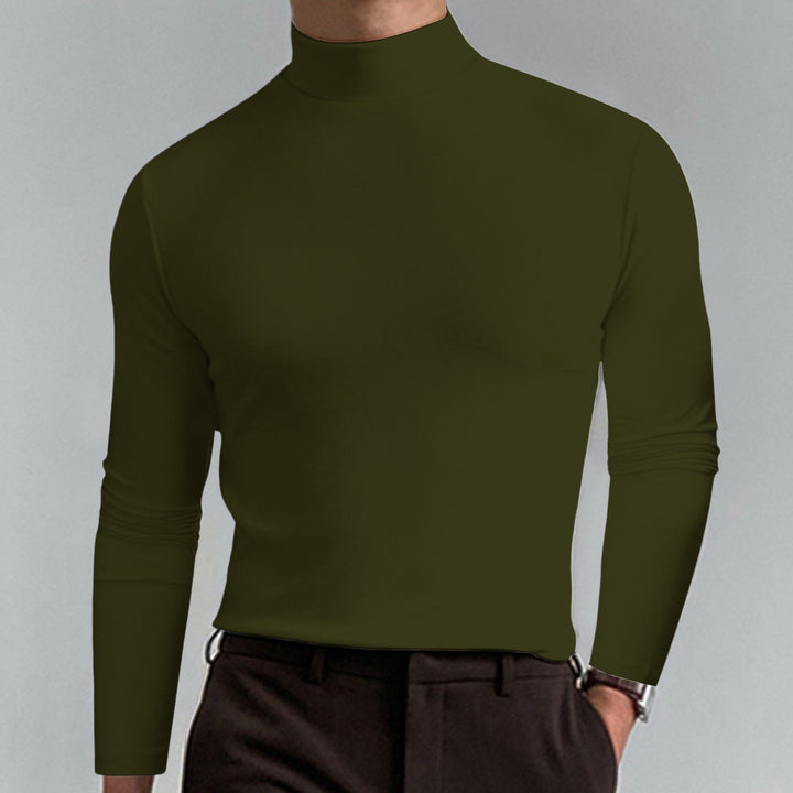 Herren Hochwertiger Rollkragenpullover Echoarchiv