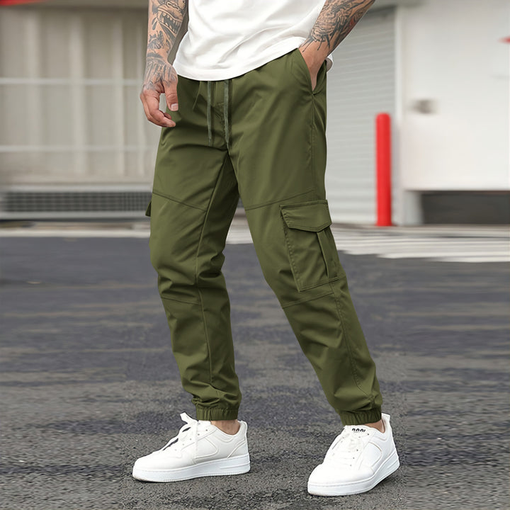 Herren Cargo-Hose mit praktischen Seitentaschen und elastischem Bündchen Echoarchiv