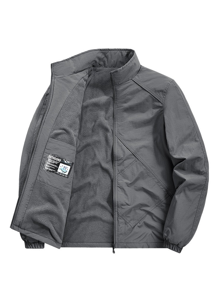 Herren Leichte Übergangsjacke mit Fleece-Futter Echo Archiv