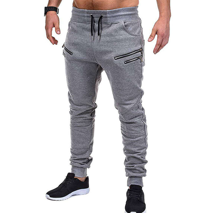 Herren Sportliche Jogginghose mit stylischen Reißverschlüssen Echoarchiv