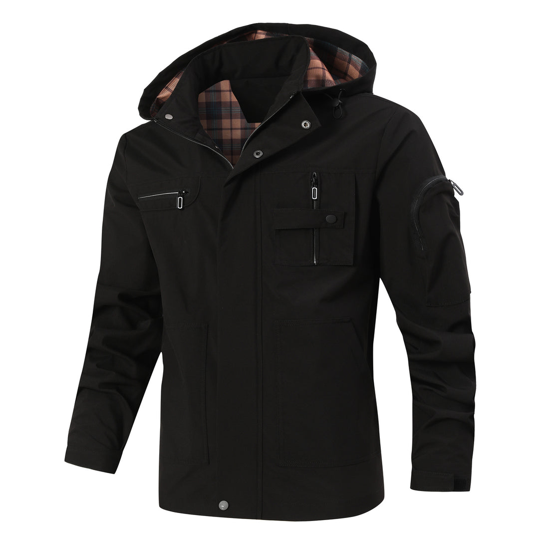 Herren vielseitige Outdoor-Jacke mit praktischen Taschen – Taviero