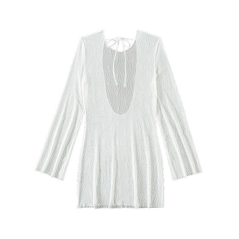 Damen Langarm Strandkleid Echo Archiv