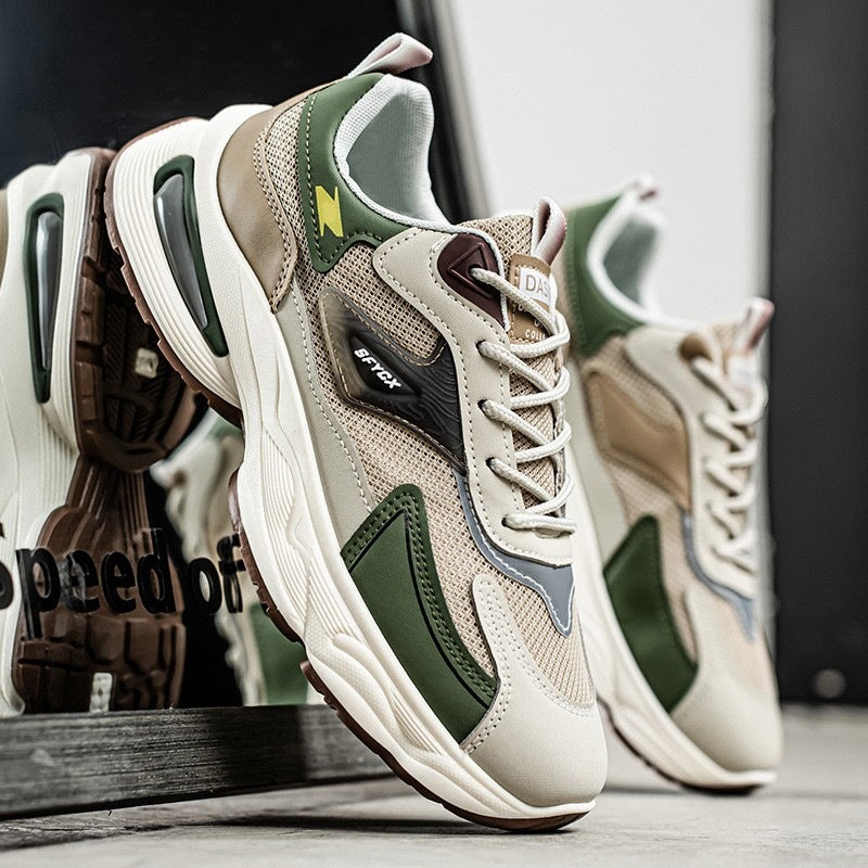 Damen Sportliche Sneakers mit atmungsaktiver Mesh-Konstruktion und rutschfester Laufsohle Echo Archiv
