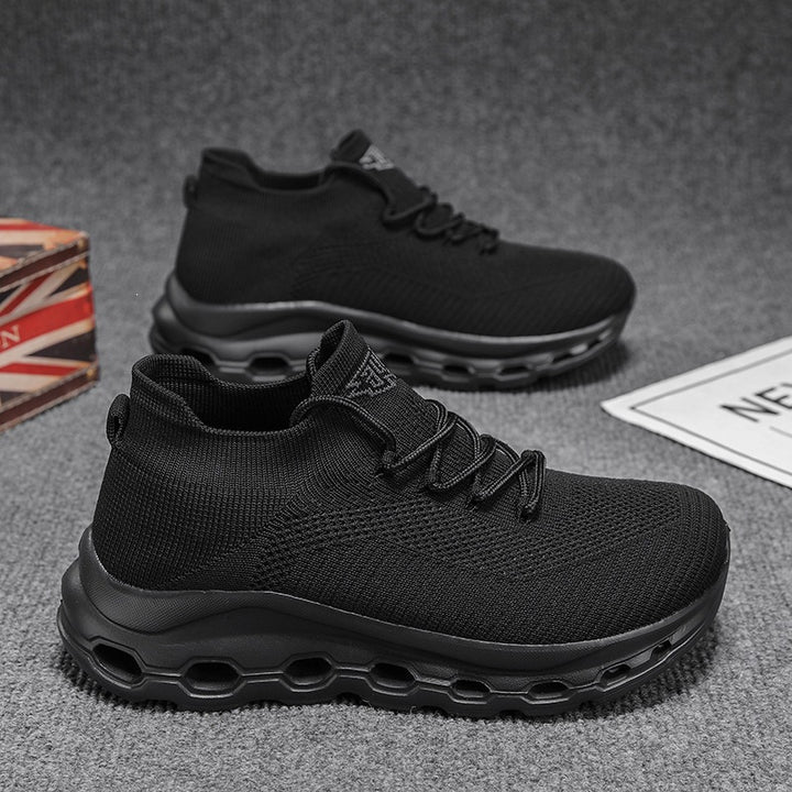 Unisex Atmungsaktive Strick-Sneaker mit sockenähnlichem Schaft und gedämpfter Luftsohle Echoarchiv