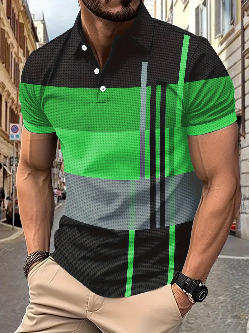 Herren Sportliches Piqué-Poloshirt Echoarchiv