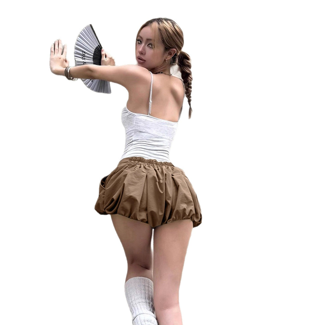 Damen Glitzernde Pailletten-Shorts – Avélisse