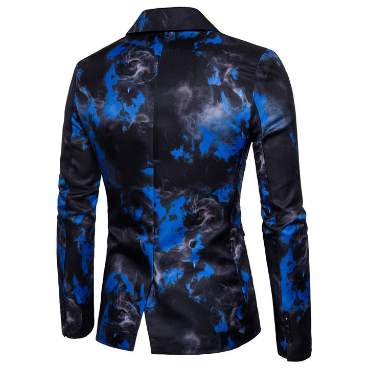 Herren modischer Blazer mit kunstvollem Farbverlauf Echoarchiv