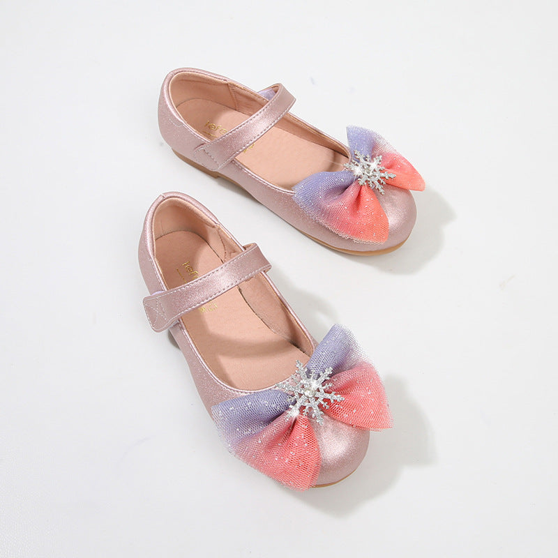 Mädchen Ballerinas mit glitzerndem Schleifen-Design Echo Archiv