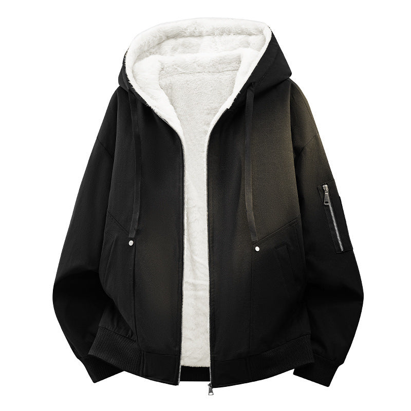 Herren Bequeme Fleecejacke mit Kapuze Echo Archive
