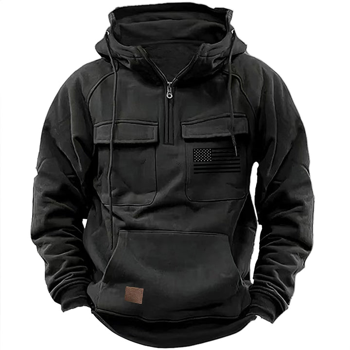 Herren praktische Kapuzenpullover mit zahlreichen Taschen Echoarchiv