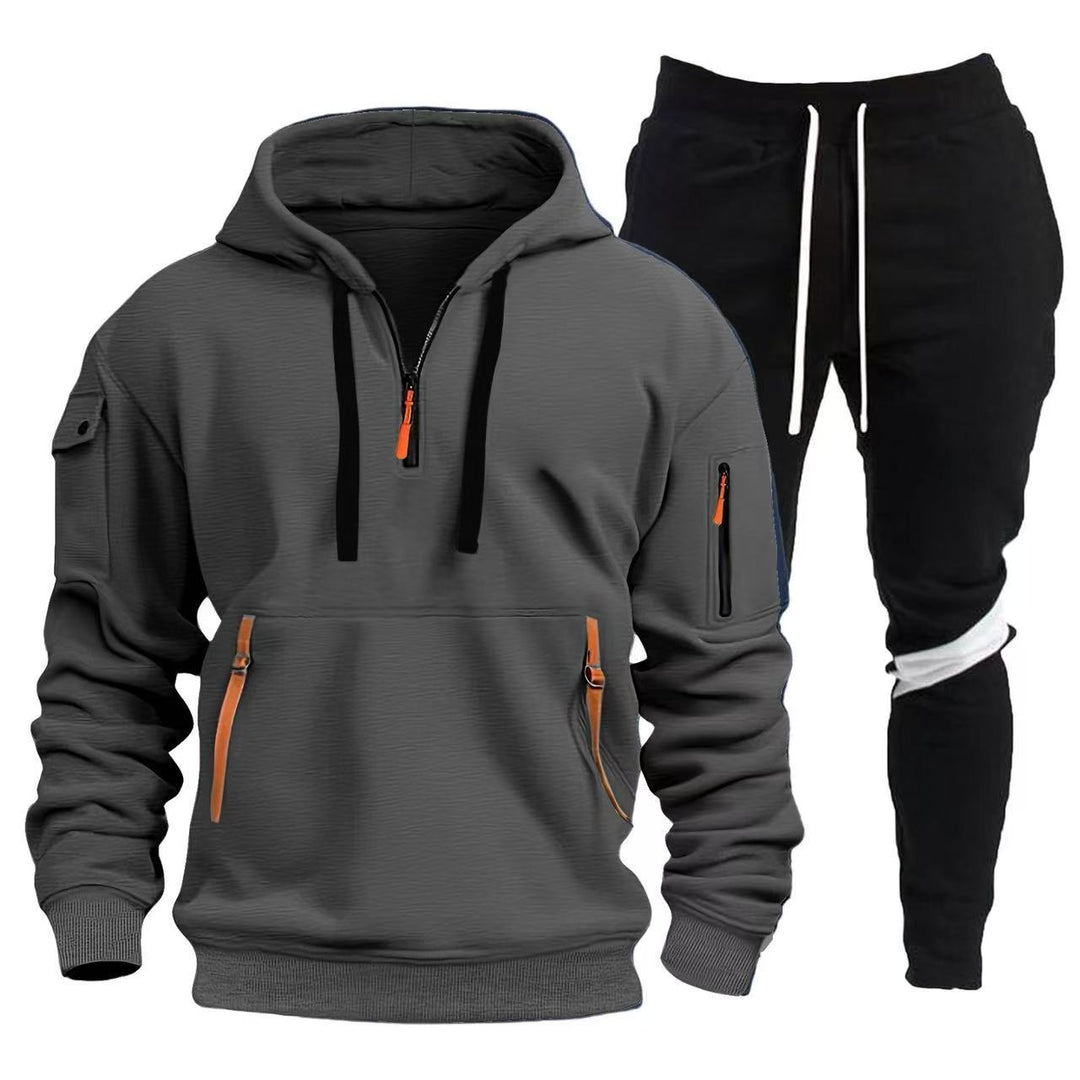 Herren Sportliche Hoodie- und Jogginghosen Kombination Echoarchiv