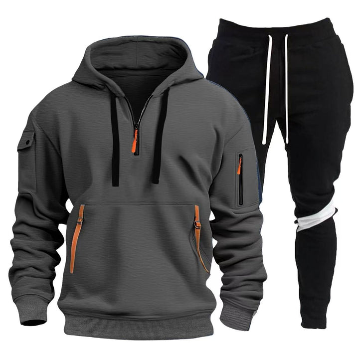 Herren Sportliche Hoodie- und Jogginghosen Kombination Echoarchiv