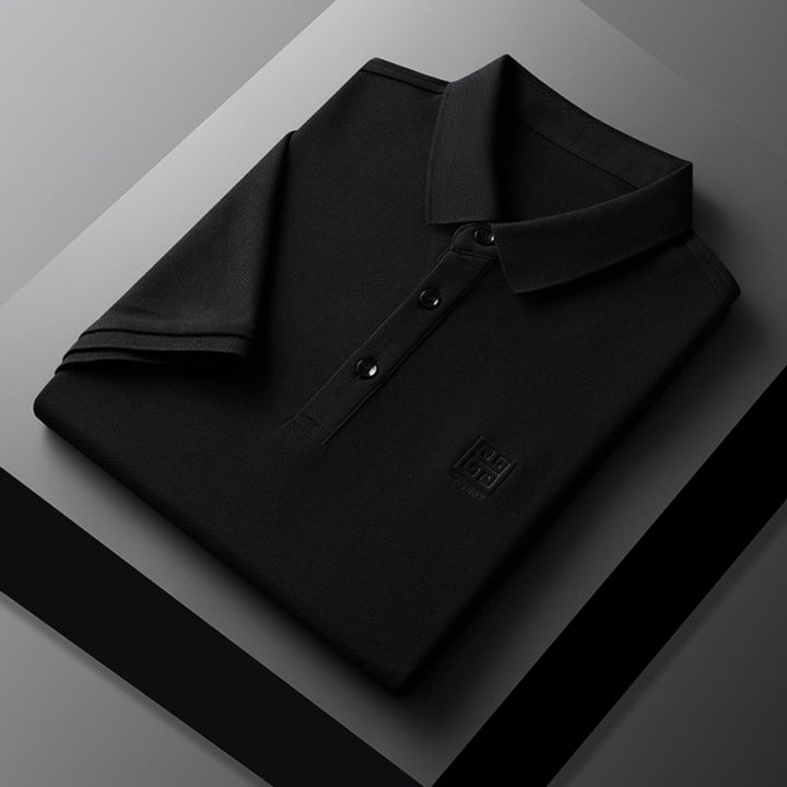 Herren klassisches Poloshirt mit feiner Piqué-Struktur und eleganten Details Echoarchiv