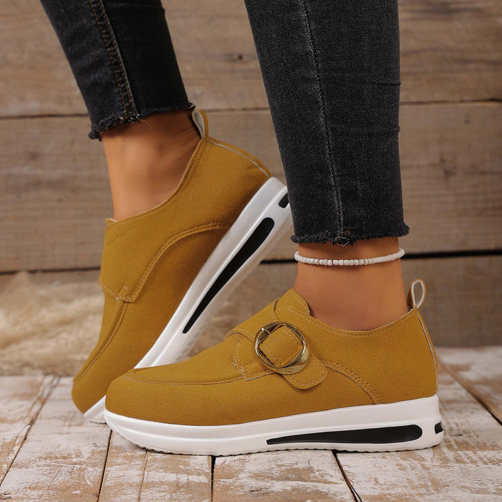 Damen Sneaker mit modischem Schnallenverschluss und bequemer Sohle Echo Archiv