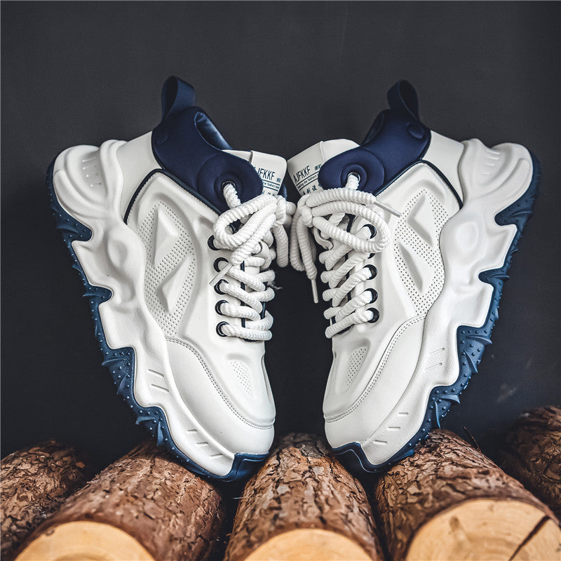 Herren urbane High-Top Tech-Chunky Sneaker mit griffiger Trailsohle und gepolstertem Knöchelkragen – Norré